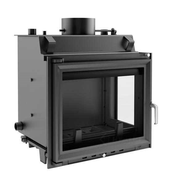 Угловая правая дровяная топка Kratki Maja/PW/BP/12/W(стекло справа)