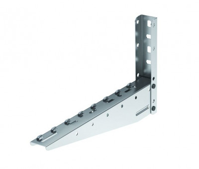 Кронштейн DKC F5 Combitech, настенный, для лотков h =500мм, треугольный, длина 500 мм, толщина: 1,5 мм, сталь, покрытие: м. Сендзимира