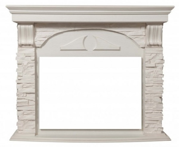 Широкий портал Firelight Torre 25S Белый/Беленый дуб