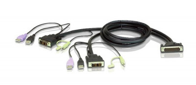 Шнур ввода/вывода Aten, портов: 4, USB (Type A), 1.2 м, (LIN7-32W3-G11G)