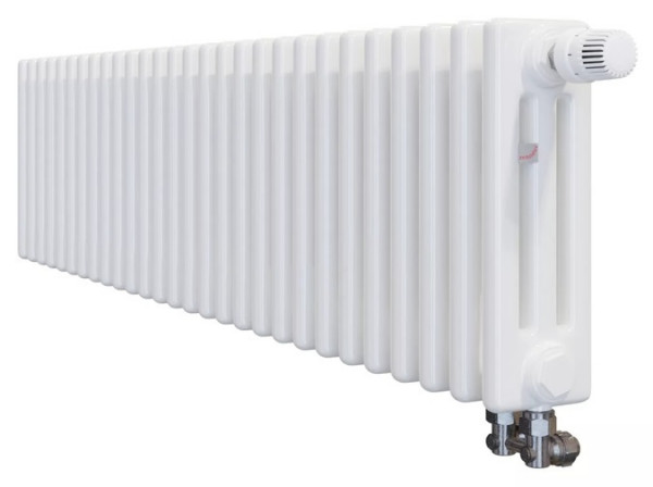 Стальной трубчатый радиатор 3-колончатый Zehnder Completto 3030/28/V001/RAL 9016