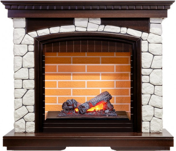 Электрокамин с широким очагом 3D Dimplex Glasgow с очагом Cassete 400