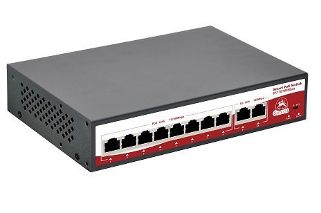 Коммутатор с питанием по PoE SR-PS0820FBL