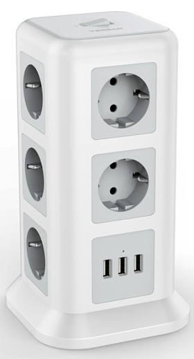 Сетевой фильтр Tessan TPS01-DE Grey