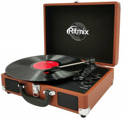 Виниловый проигрыватель Ritmix LP-160B Brown