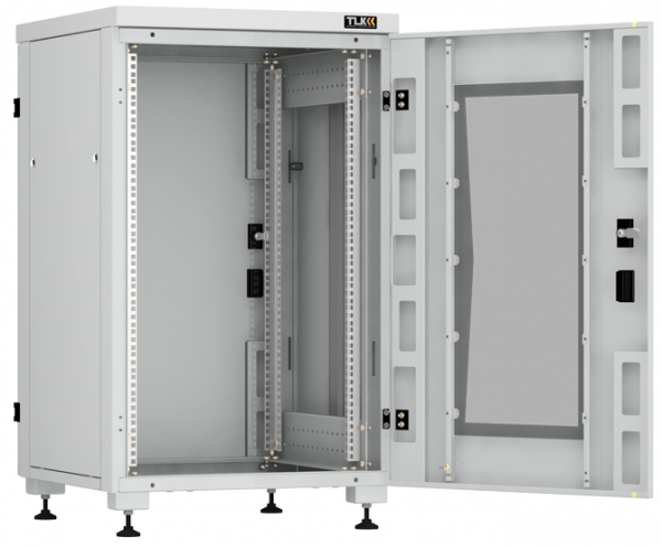 Напольный шкаф серии Lite II 19', 18U TFI-186060-GMMM-R-GY