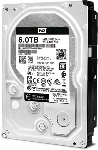 Жёсткий диск 6Tb SATA-III WD Black (WD6003FZBX)