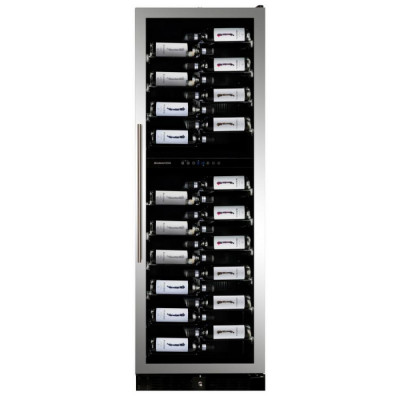 Встраиваемый винный шкаф 101-200 бутылок Dunavox DX-119.386DSS