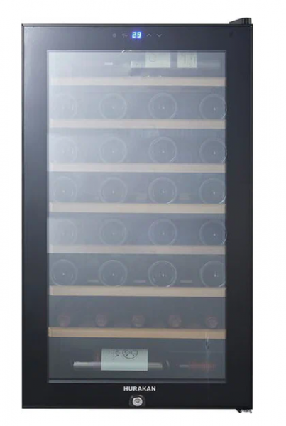 Отдельностоящий винный шкаф 51-100 бутылок HURAKAN HKN-WNC128CW