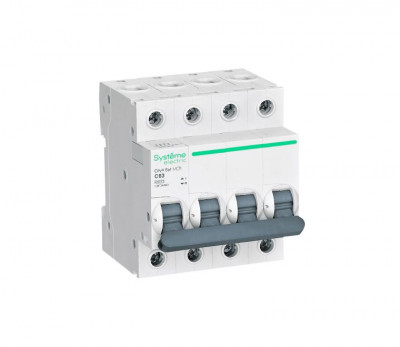 Автоматический выключатель Systeme Electric City9 Set, 4 модуль, C класс, 4P, 16А, 4,5кА, (C9F34416)