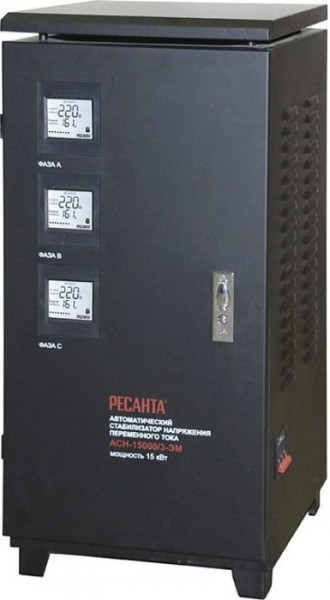 Стабилизатор напряжения Ресанта АСН-15 000/3