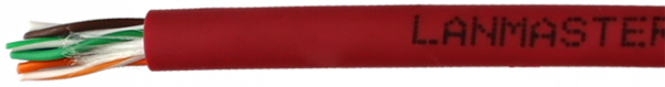 Бухта Lanmaster LAN-5EUTP-LSZH-RD, 305м