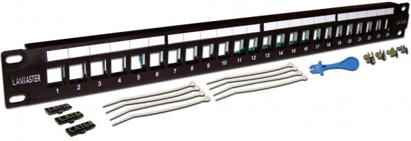 Патч-панель Lanmaster LAN-PPL24OK-STP
