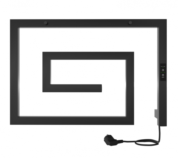 Электрический полотенцесушитель INDIGO Lira (el) 40/60 Черный муар