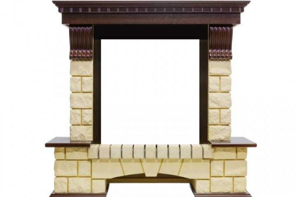 Классический портал для камина Dimplex Pierre Luxe шампань (для классика Opti-Myst, Optiflame)