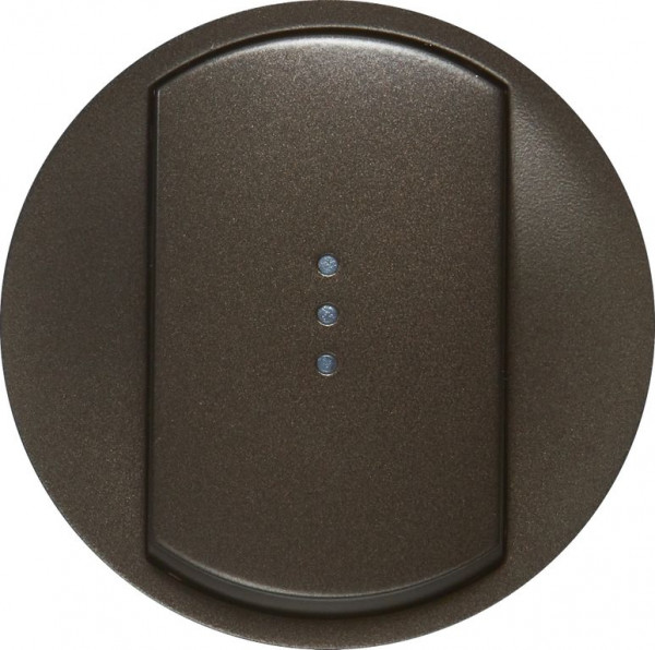 Лицевая панель для выключателя Legrand Celiane, 146х97 мм (ВхШ), с индикацией, кол-во клавиш: 1, цвет: графит, (LEG.067903)