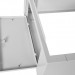 Цоколь (к шкафу) ЦМО, 300х700х900 мм (ВхШхГ), для серии ШТВ-1, серый, оцинкованный