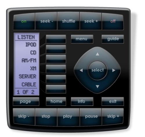 Панели управления URC KP-900 black