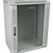 Шкаф телекоммуникационный настенный Cabeus SH-05F, 19", 15U, 769х600х450 мм (ВхШхГ), дверь: стекло, боковая панель: сплошная съемная, сварной, цвет: серый, (съемная панель для крепления шкафа к стене)