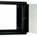 Шкаф телекоммуникационный настенный ЦМО ШРН-Э, 19", 18U, 878х600х520 мм (ВхШхГ), дверь: стекло, боковая панель: сплошная, разборный, цвет: чёрный