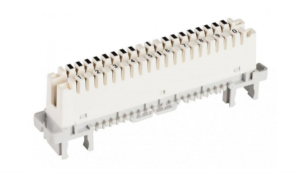 Плинт LSA Krone пар.10, с размыкаемыми контактами,  маркировка для плинтов PROFIL от 1...0