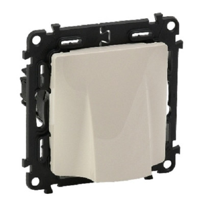 Механизм для вывода кабеля Legrand Valena Life, 1x D кабеля 12 мм, внешняя, 51х58 мм (ВхШ), цвет: слоновая кость, (LEG.753534)