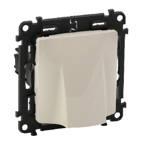 Механизм для вывода кабеля Legrand Valena Life, 1x D кабеля 12 мм, внешняя, 51х58 мм (ВхШ), цвет: слоновая кость, (LEG.753534)