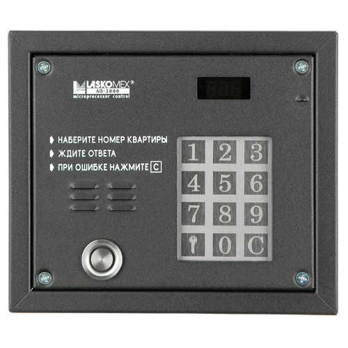 Блок вызова для цифрового многоквартирного домофона АО-3000ТМ Энергия (CP+EC-2502) с БП