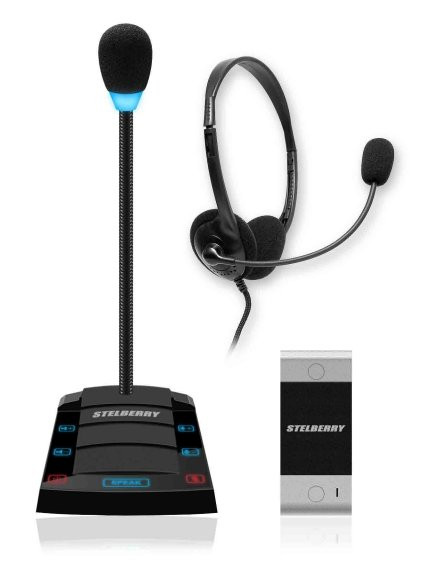 Устройство переговорное клиент-кассир, дуплексное S-412