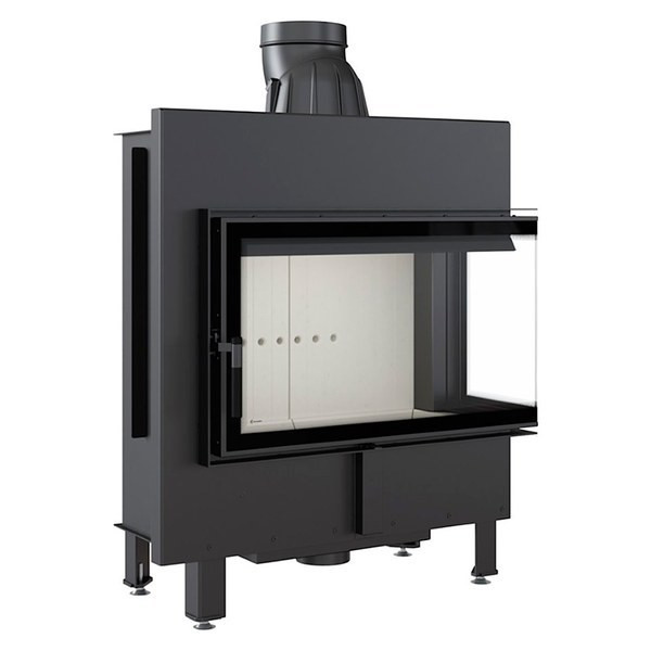 Угловая правая дровяная топка Kratki LUCY/14/P/BS