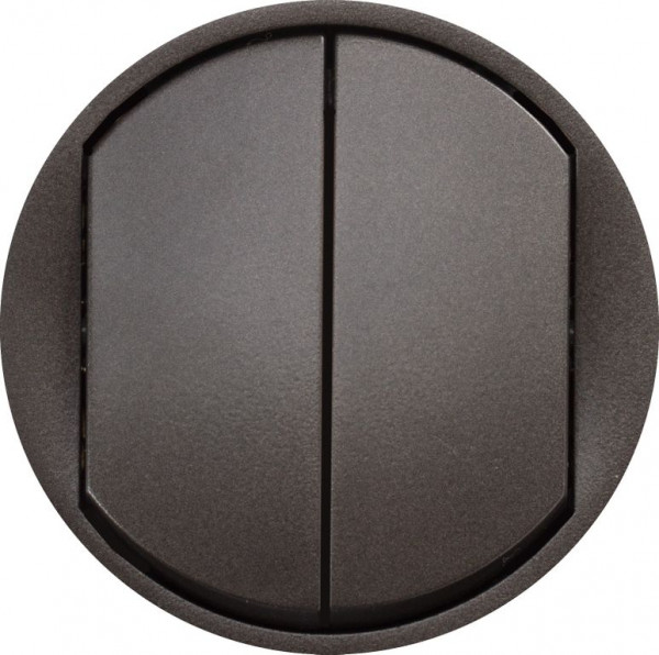 Лицевая панель для выключателя Legrand Celiane, 146х97 мм (ВхШ), кол-во клавиш: 2, цвет: графит, (LEG.067902)