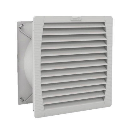 Вентиляторный модуль Pfannenberg PF 66.000, с фильтром, 230V, 320х320х39 мм (ВхШхГ), вентиляторов: 1, 64 дБ, IP54, поток: 445 м3/ч, для шкафов, цвет: галечный серый