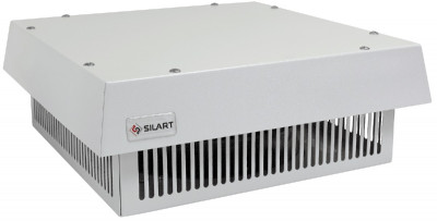 Вентилятор SILART GRM, в крышу, 230V, 180х440х440 мм (ВхШхГ), вентиляторов: 1, 72 дБ, IP22, поток: 1 950 м3/ч, для шкафов, цвет: серый, (мощность 200Вт, с фильтром)