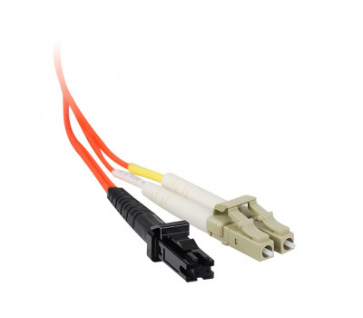 Коммутационный шнур оптический Hyperline, Duplex LC/MTRJF, OM2 50/125, LSZH, Ø 2мм, 5м, цвет: оранжевый, (FC-D2-50-LC/PR-MTRJF/PR-H-5M-LSZH-OR)