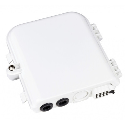 Бокс оптический Lanmaster, SC, 8 хОВ, 245х215х54 мм (ВхШхГ), цвет: серый, (LAN-FDB-FTTH08/OUT)