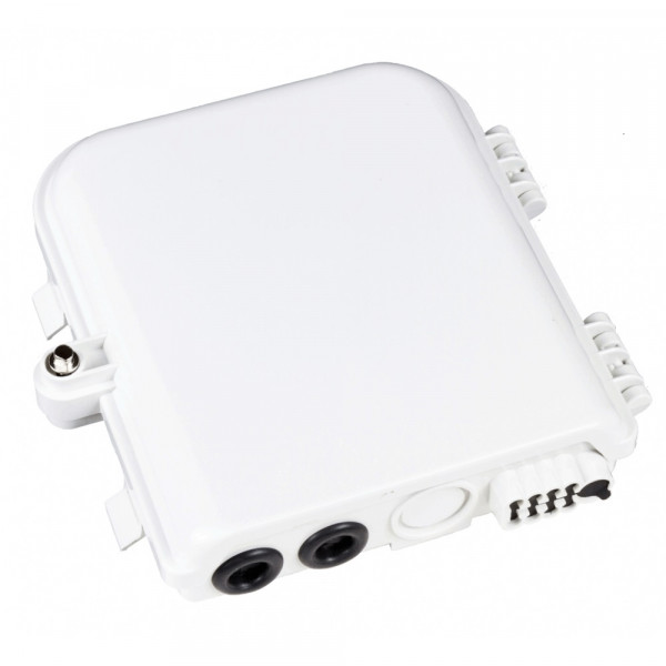 Бокс оптический Lanmaster, SC, 8 хОВ, 245х215х54 мм (ВхШхГ), цвет: серый, (LAN-FDB-FTTH08/OUT)