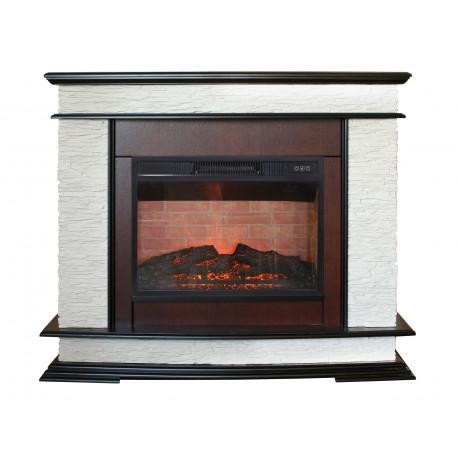 Электрокамин с широким очагом 2D Real-Flame Edinburgh 24 (AO-215) с очагом Irvine 24