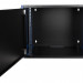 Шкаф телекоммуникационный настенный Datarex, 19", 9U, 357х600х450 мм (ВхШхГ), дверь: металл, боковая панель: сплошная съемная, разборный, цвет: чёрный