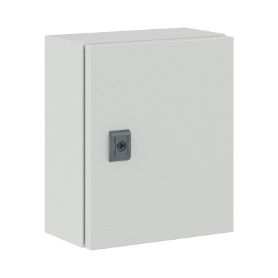 Шкаф электротехнический настенный DKC CE, IP66, 300х250х150 мм (ВхШхГ), дверь: металл, корпус: сталь листовая, цвет: серый, с монтажной панелью, (R5CE0391)