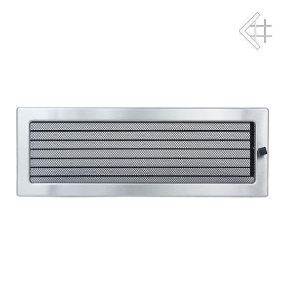 Вентиляционная решетка для камина Kratki 17х49 Стальная с жалюзи 49SZX