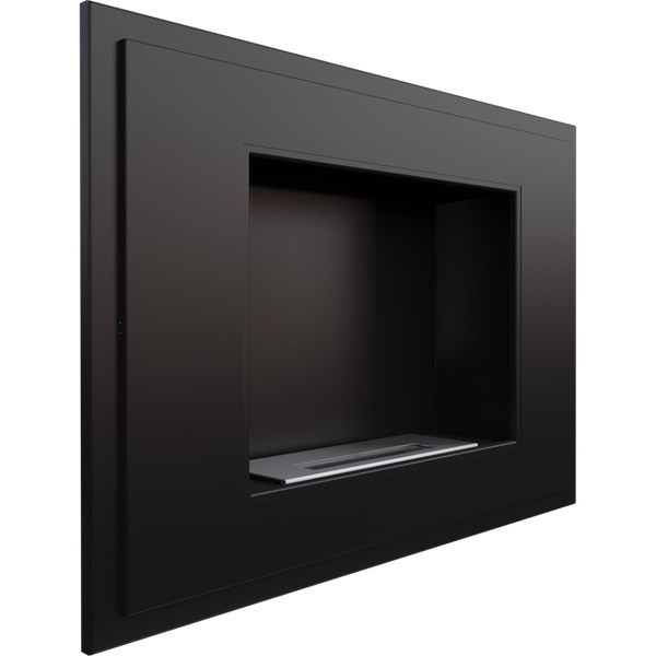 Настенный биокамин Kratki ALPHA-RPO Черный, TUV