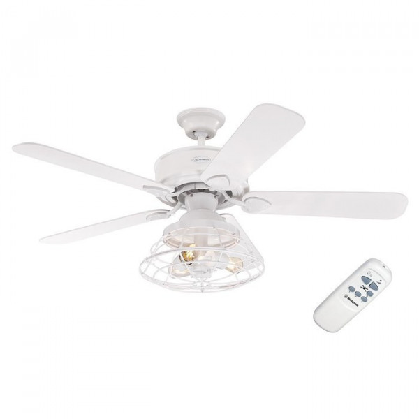 Вентилятор с подсветкой Westinghouse Barnett White