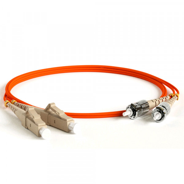 Коммутационный шнур оптический Hyperline, Duplex ST/LC (PC/PC), OM2 50/125, LSZH, Ø 3мм, 30м, цвет: оранжевый, (FC-D3-50-LC/PR-ST/PR-H-30M-LSZH-OR)