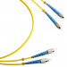Коммутационный шнур оптический Hyperline, Duplex FC/FC (UPC), OS2 9/125, LSZH, Ø 2мм, 15м, цвет: жёлтый, (FC-D2-9-FC/UR-FC/UR-H-15M-LSZH-YL)