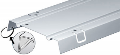 Крышка Cablofil, замковая, 121 мм, для проволочных лотков 2000мм, сталь, м. Сендзимира