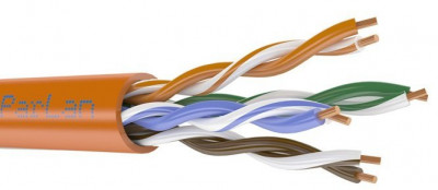 Кабель «витая пара» (LAN) для структурированных систем связи ParLan U/UTP Cat5e PVCLS нг(А)-FRLS 4х2x0,52