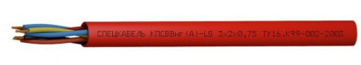 Кабель симметричный для систем сигнализации и управления, групповой прокладки, с пониженным дымо- и газовыделением КПСВВнг(А)-LS 3х2х1,5 (Спецкабель)