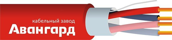 Кабель экранированный для систем пожарной и охранной сигнализации с пониженным дымо и газовыделением КПСВЭВнг(А)-LS 2х2х0,75 (Авангард)
