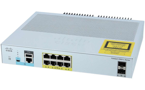 Коммутатор Cisco, WS-C2960L-8PS-LL