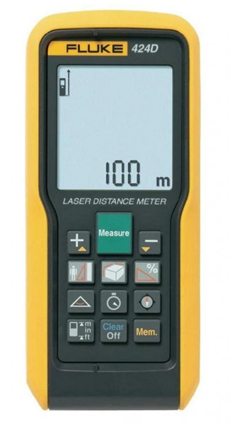 Тестер FLUKE, дальномер, с дисплеем, питание: батарейки, корпус: пластик, с функцией ESPR, для измерения расстояния до 100 м, (4235484)